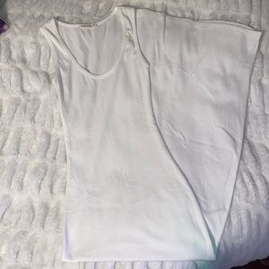 white maxi dress